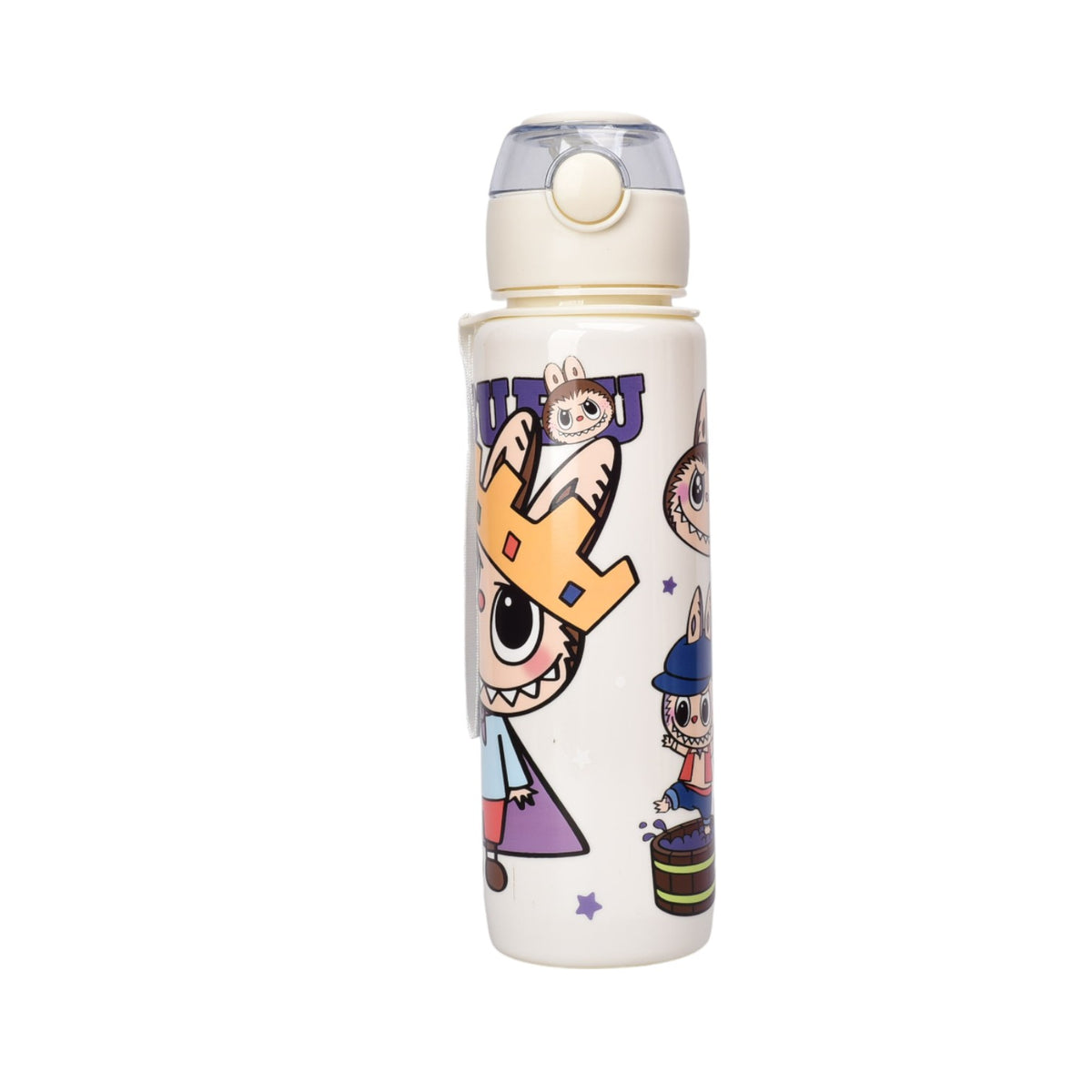 botella de agua 700ml personaje dim:6x6x25