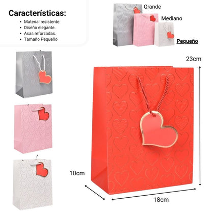 BOLSA REGALO S QZGZD-6668C DIM:18X23X10CM