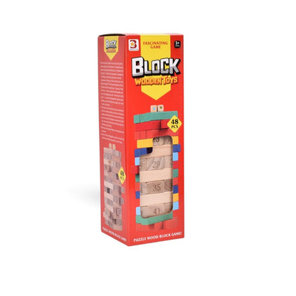 JUEGO DE MESA TORRE DE BLOQUES DIM: 7.5*2.5*1.5CM