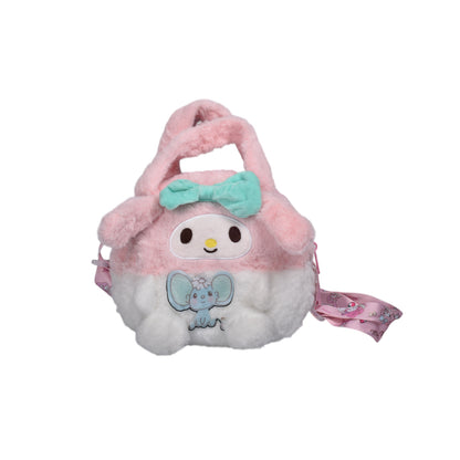 BOLSO CARTERA PERSONAJE NIÑA DE PELUCHE