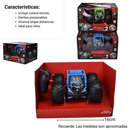 JUGUETE CARRO LOCO PARA NIÑO LUCES MOVIEMIENTO PLASTICO DIM:26X21X16