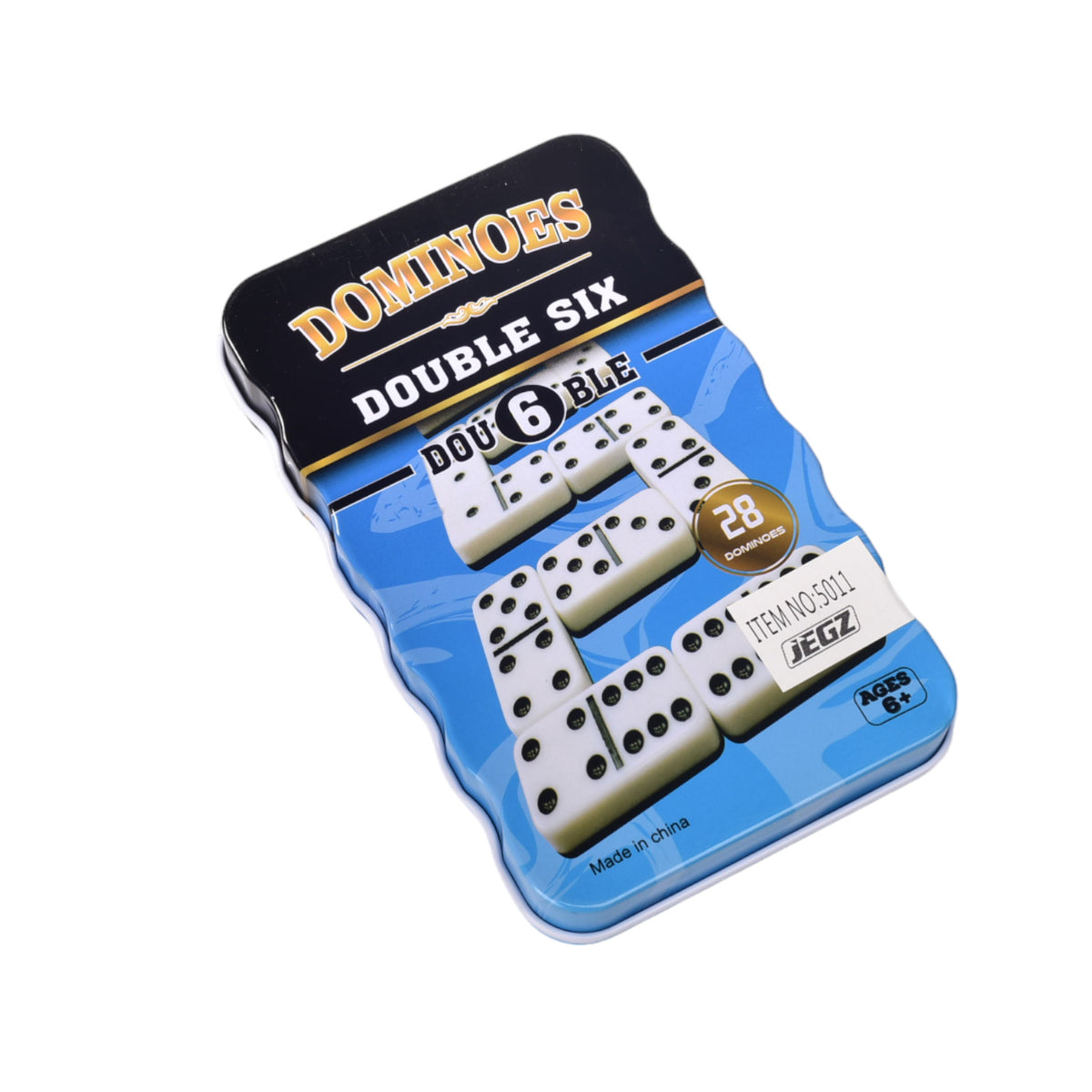 domino con estuche en metal dim: 15x9x2