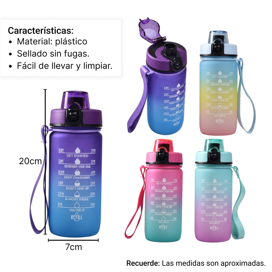 botella de agua 550ml