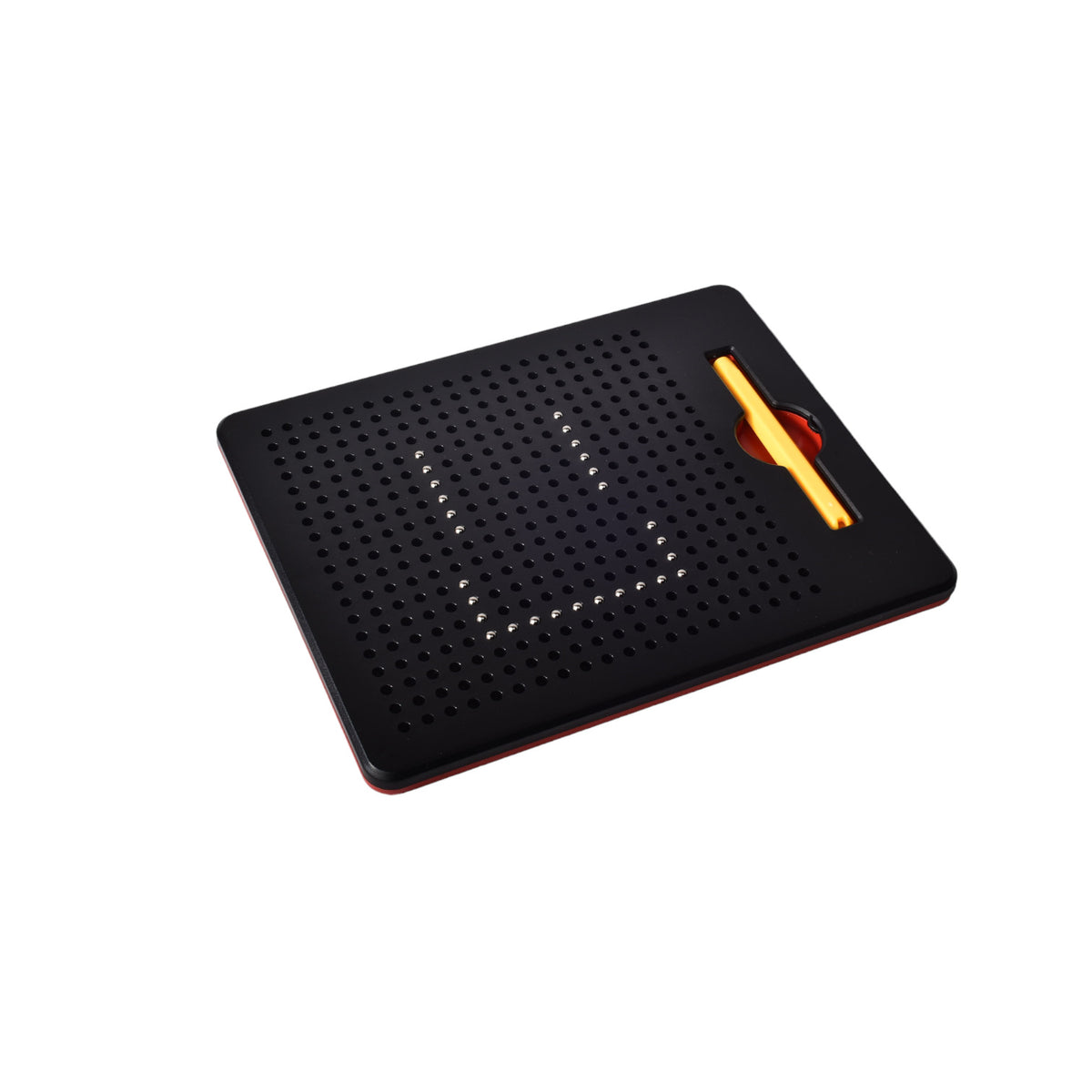 tablero magnetico con lapiz plastico + metal negro y rojo di