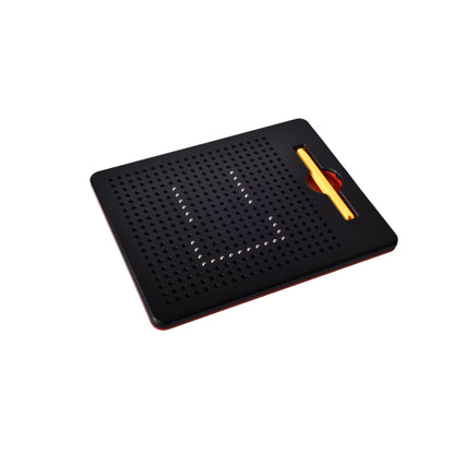 TABLERO MAGNETICO CON LAPIZ PLASTICO + METAL NEGRO Y ROJO DI