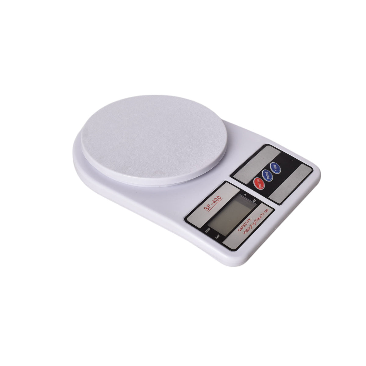 gramera balanza pesa digital plastico color blanco dim:15*22