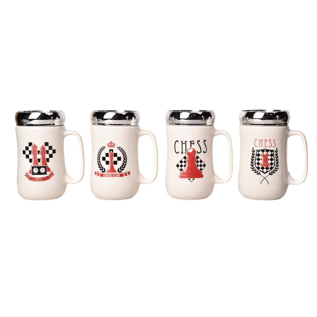mug pocillo ceramica con tapa diferentes diseños 440ml dim:8