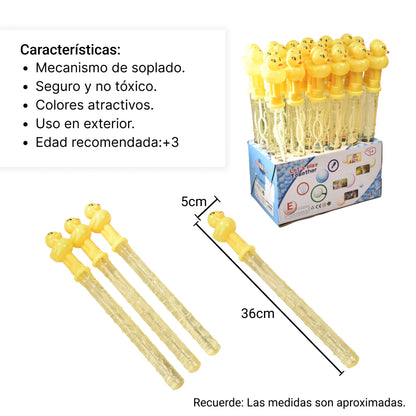 BURBUJERO GRANDE FORMA PATOS