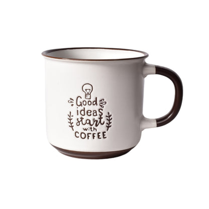 POCILLO CERAMICA CON LETRAS 350ML