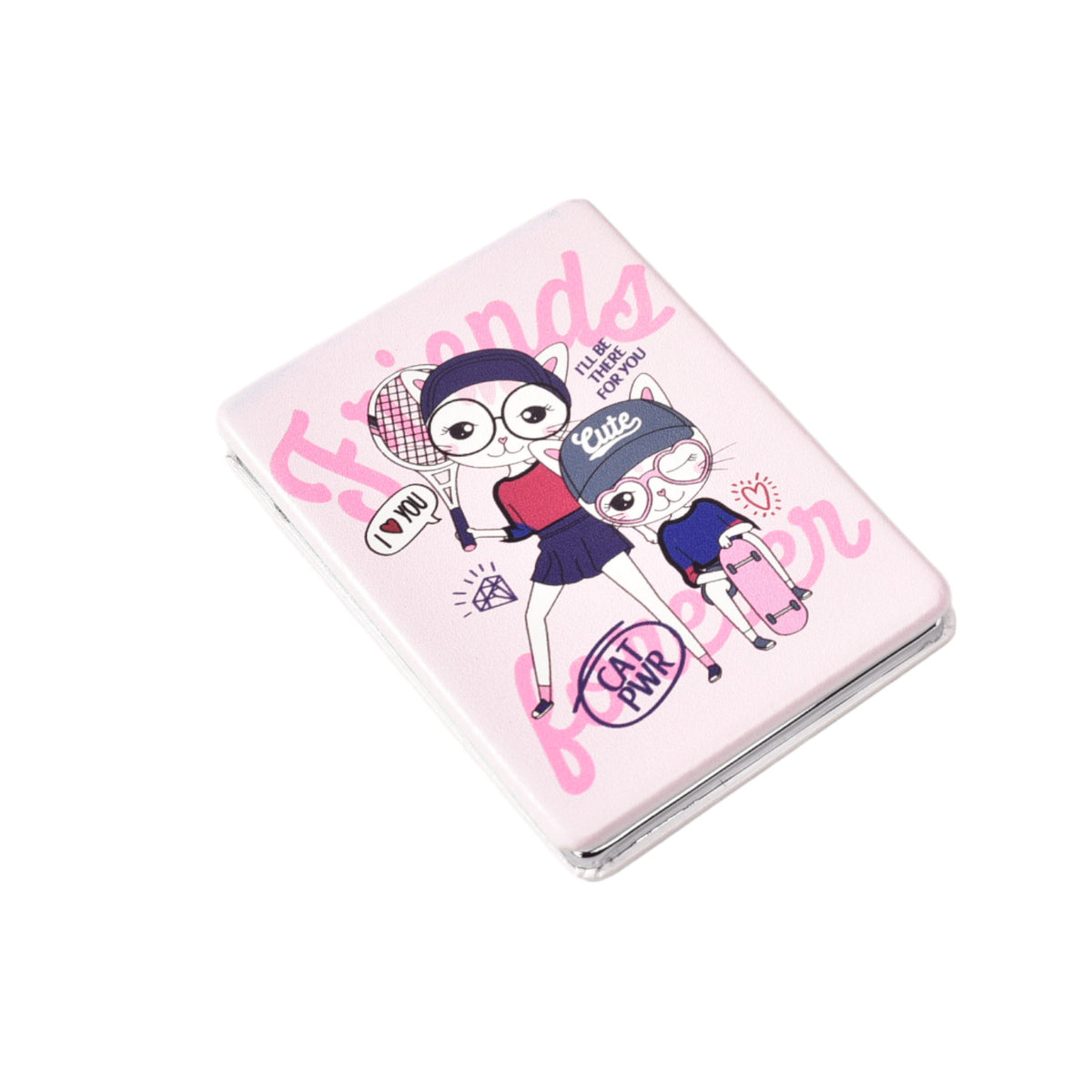 espejo plastico cartera dim:6cm