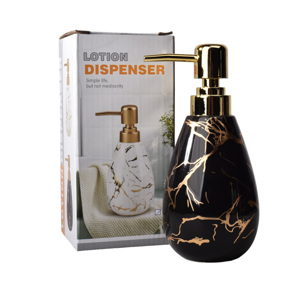 dispensador para jabon liquido ceramica forma de gota