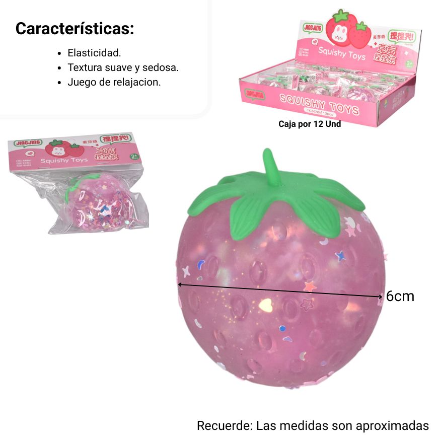 squishy anti estres elastico caucho dim:13x5cm