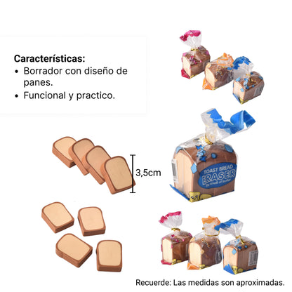 BORRADORES FORMA DE PAN DIM:2X3X3