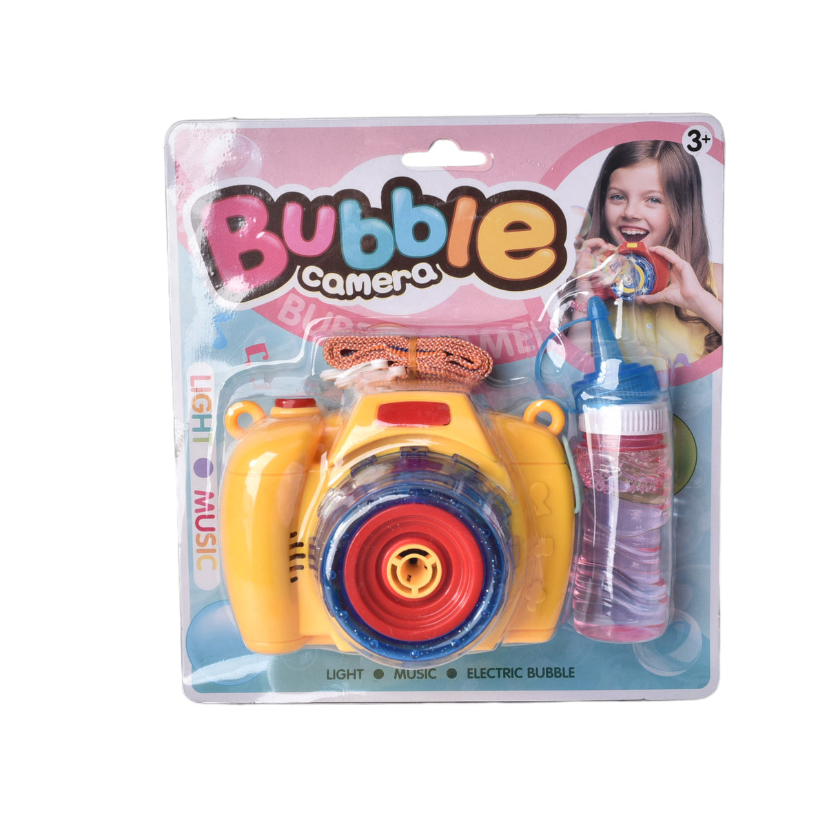 juguete camara de burbujas plastico