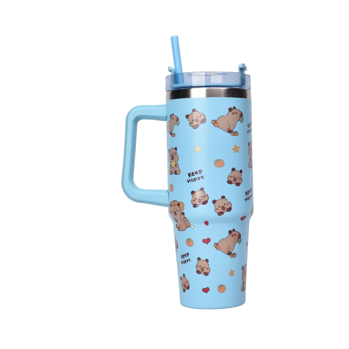 termo metalico 890ml capybara dim:9x25