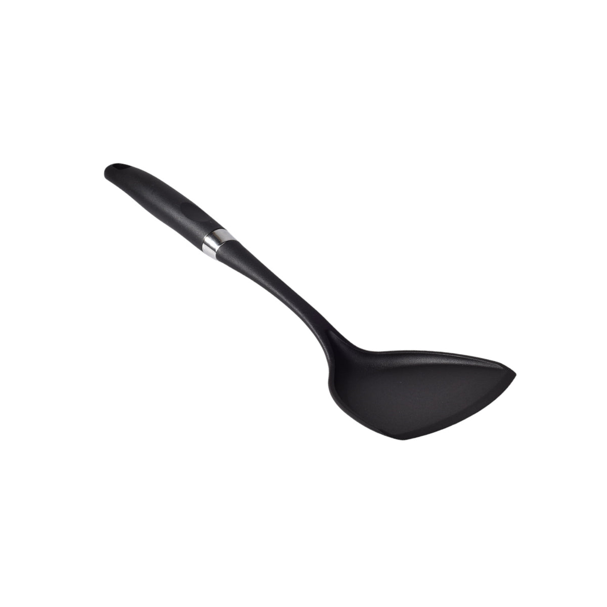espatula pala silicona plastico utensilios cocina negro