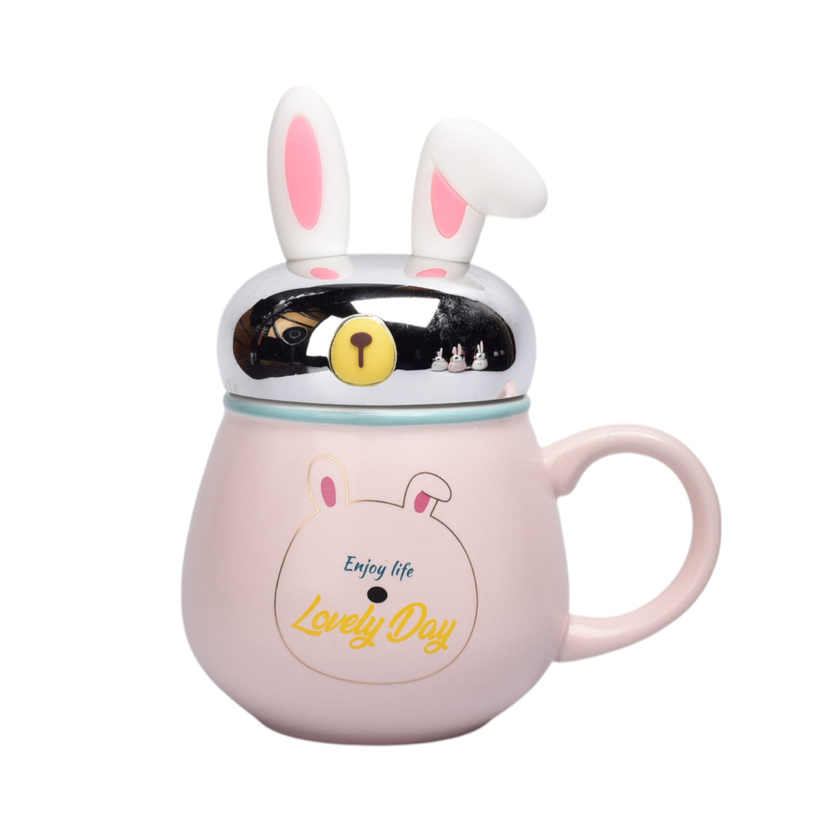 mug pocillo ceramica diseño conejo 400ml dim:16x10