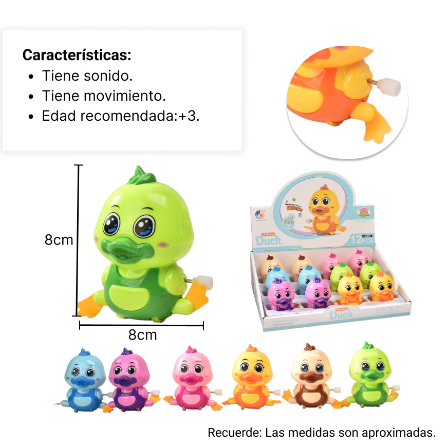 juguete pato de cuerda dim:6*8