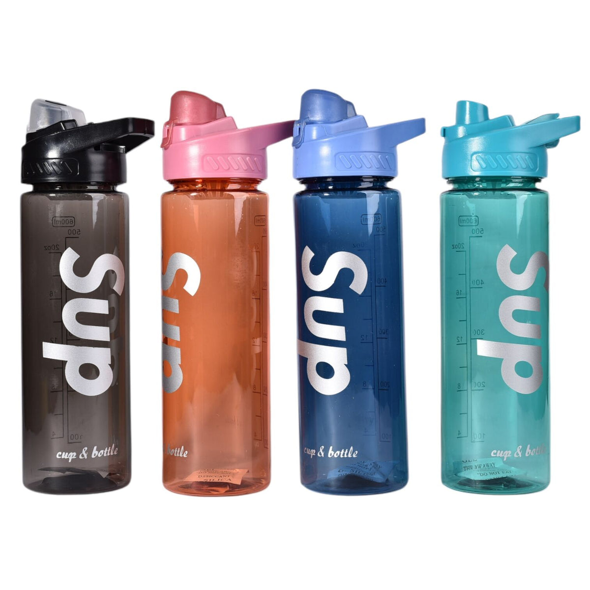 botella de agua 600ml plastico