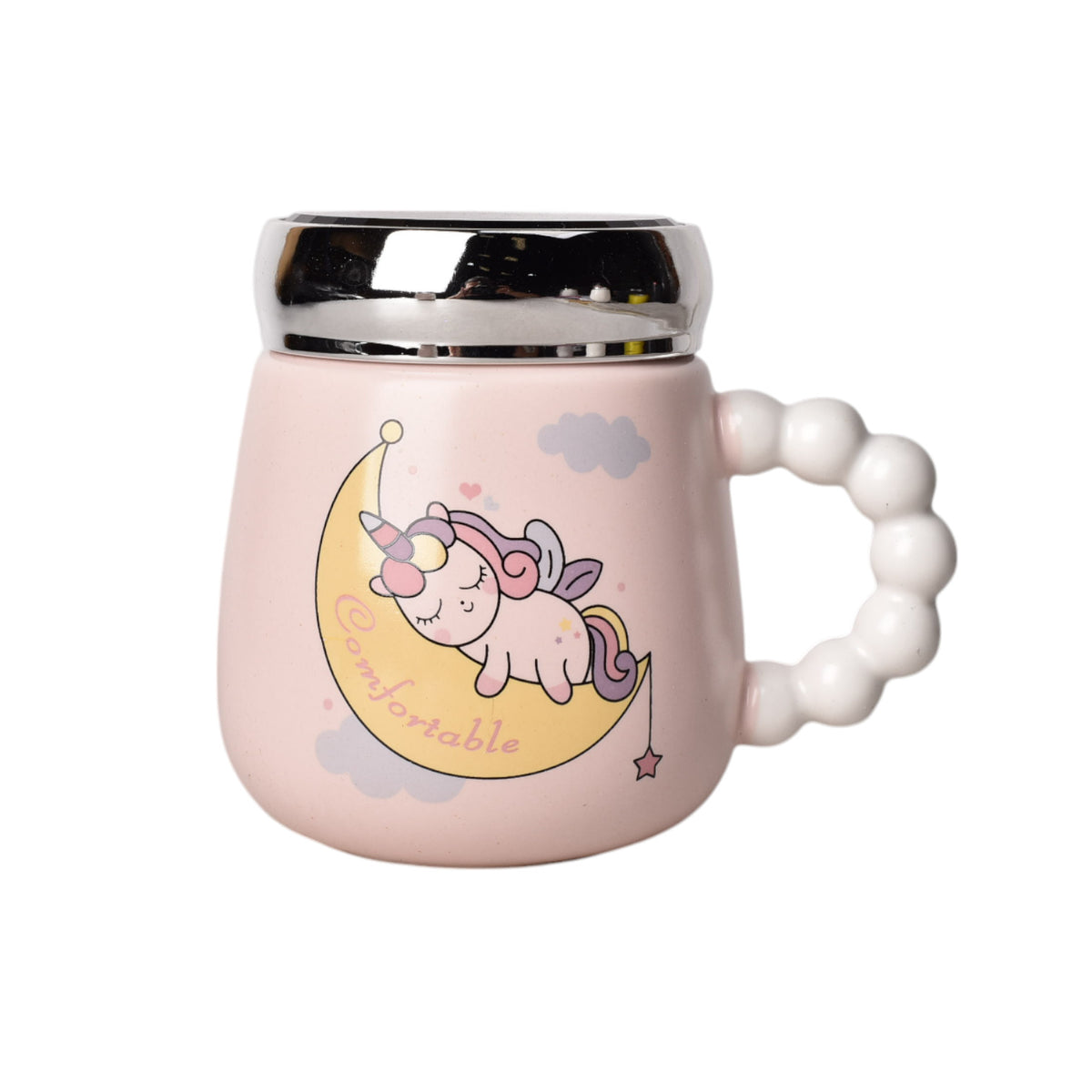 mug pocillo ceramica diseño unicornios 450ml dim:9*9*11