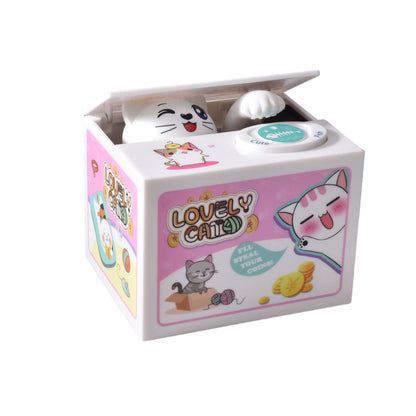 ALCANCIA ELECTRONICA GATO CAJA DE MONEDAS