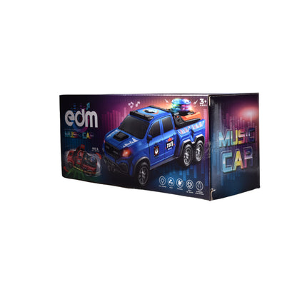 CARRO PARA NIÑOS CON MOVIMIENTO PARA NIÑOS AZUL Y ROJO