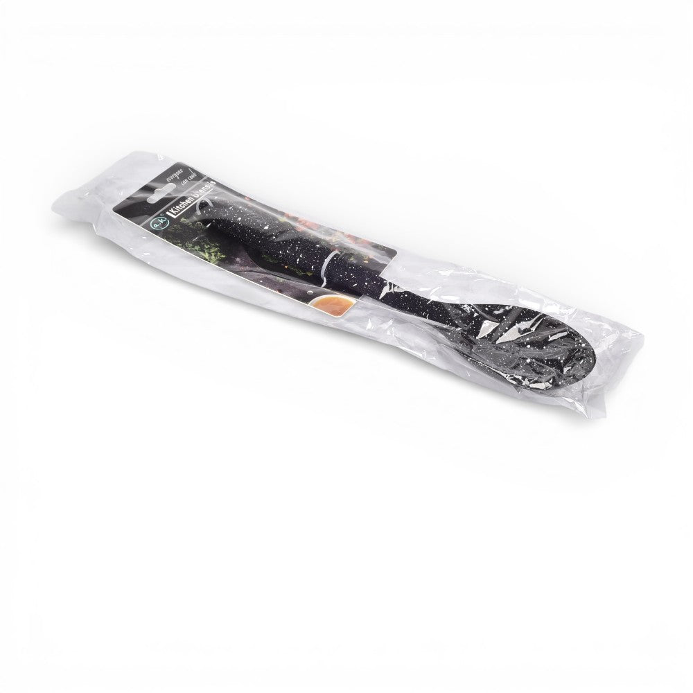 cuchara arrocera en silicona negro dim: 28x5x2