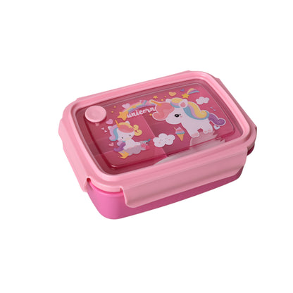 PORTACOMIDA PLASTICO VARIOS DISEÑOS 880ML DIM:18*13*7