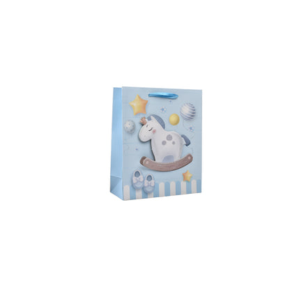 BOLSA REGALO EN PAPEL BABY TAMAÑO PEQUEÑO 24X19CM