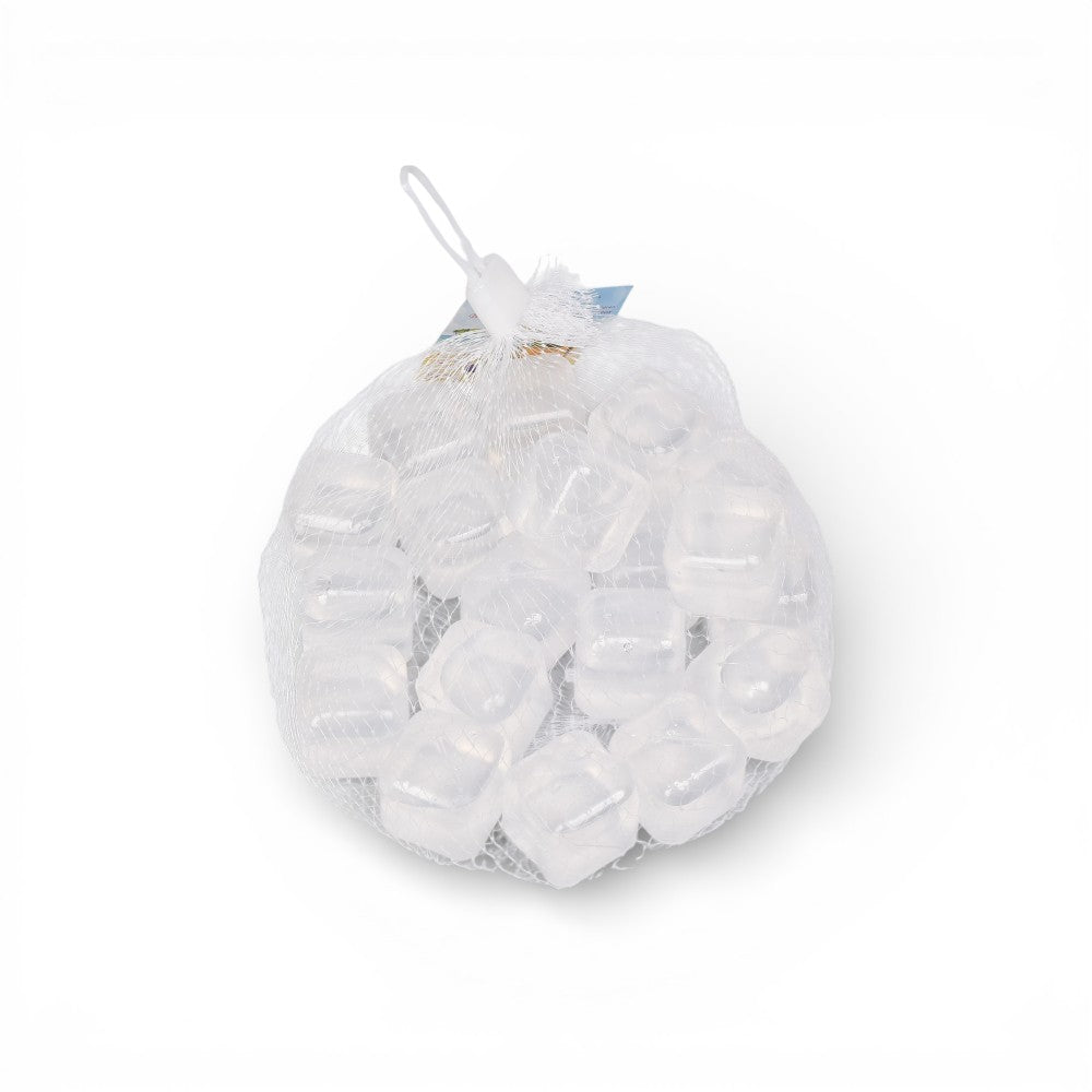 set 20und cubos de hielo transparente reutilizable plastico para bebida fria