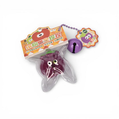 SQUISHY ANTI ESTRÉS FORMAS FRUTAS ELASTICO  DIM:4X4X1