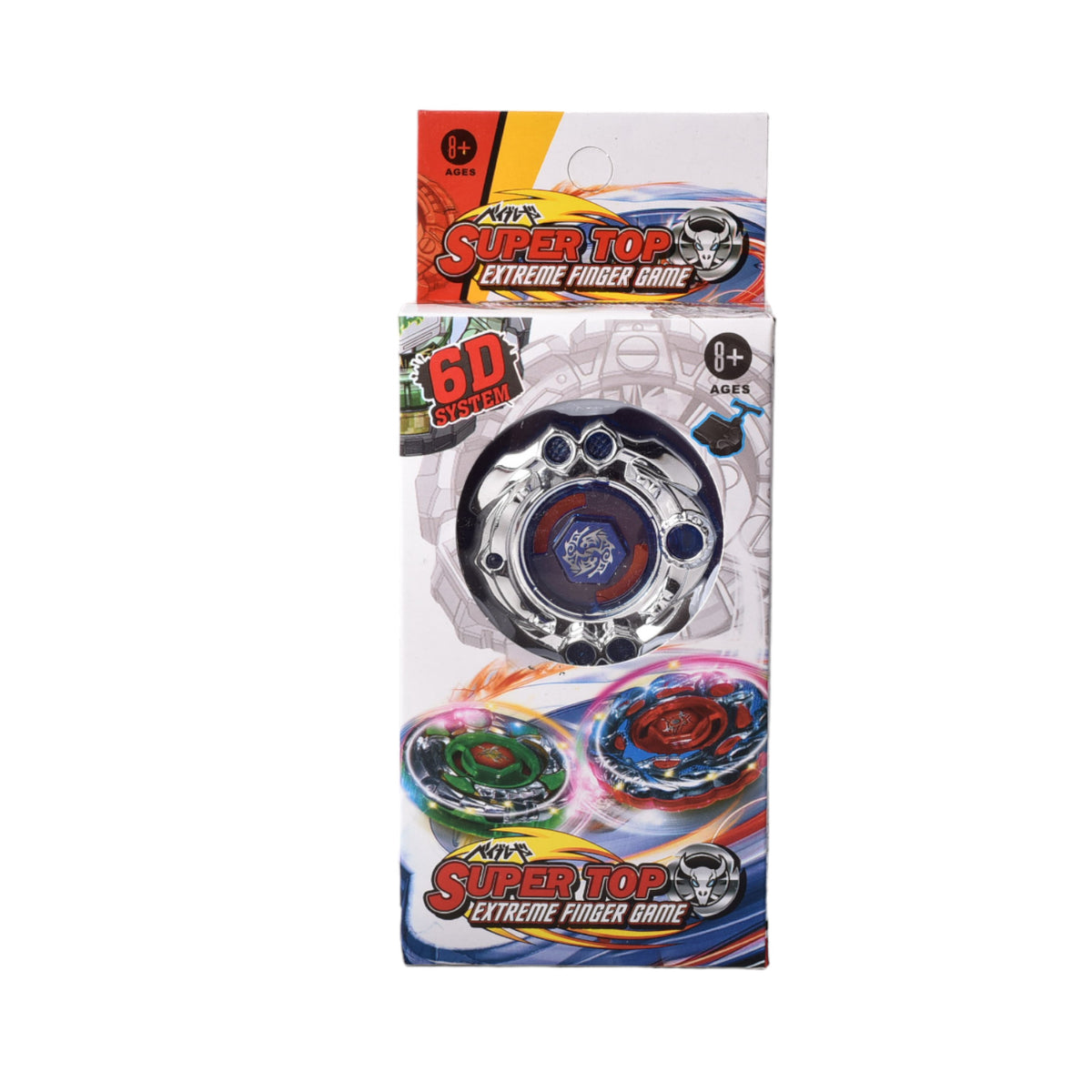 juguete trompo mini metal con accesorios