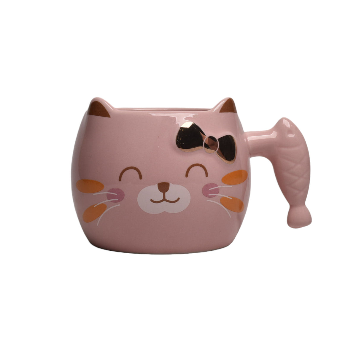 mug pocillo forma de gato
