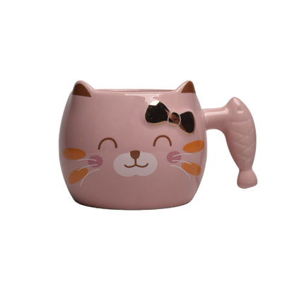 MUG POCILLO FORMA DE GATO