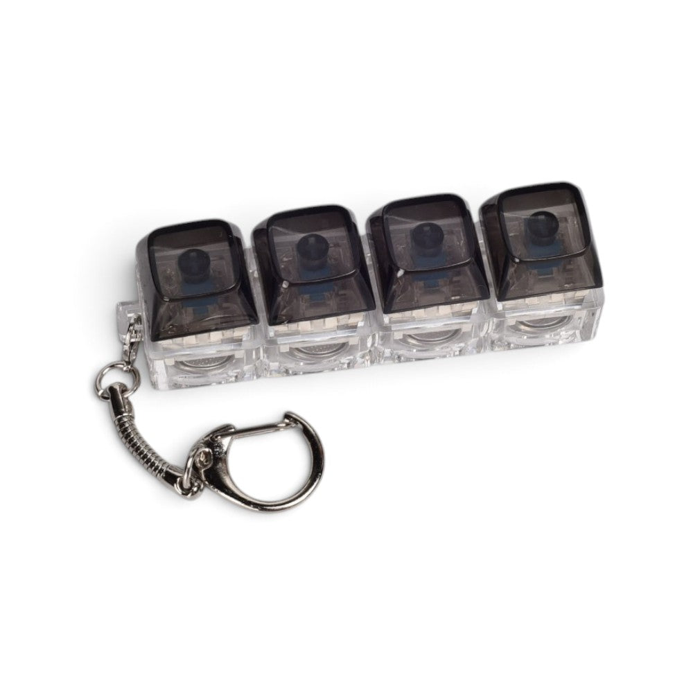 llavero teclado interactivo con luz dim:8x2.8cm
