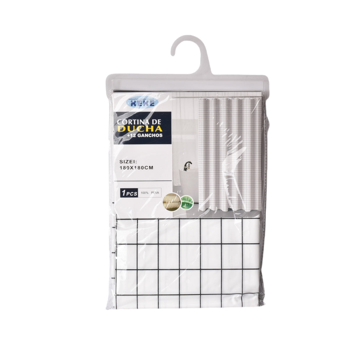 cortina para baño plastica