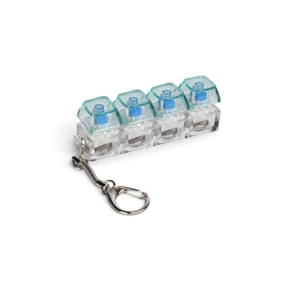 LLAVERO TECLADO INTERACTIVO CON LUZ DIM:8X2.8CM