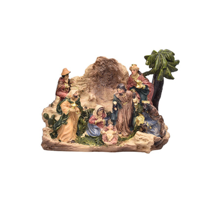 ADORNO FIGURA DE PESEBRE RESINA DIM:12X14X5