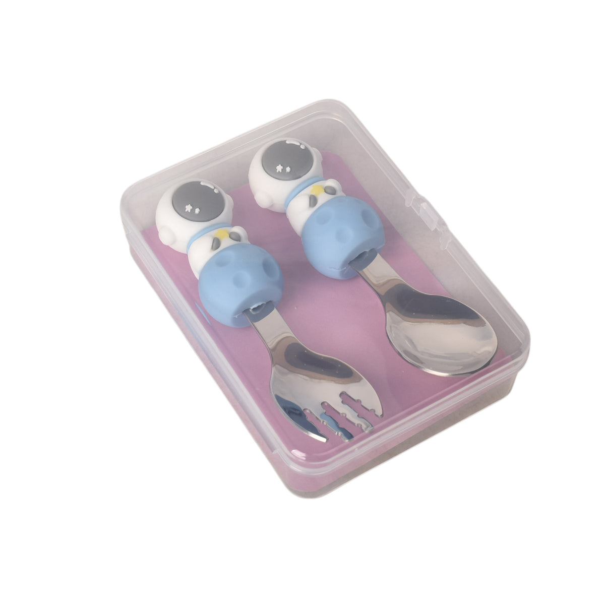 set cuchara y tenedor hierro acero inoxidable dim:11*8*3