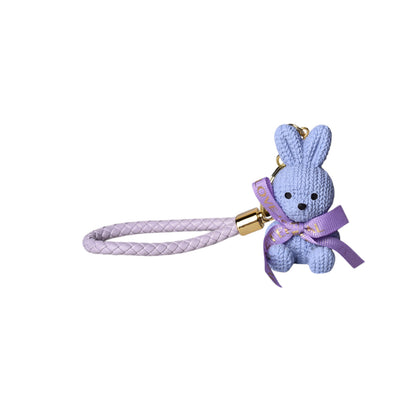 LLAVERO EN RESINA FORMA DE CONEJO VARIOS COLORES DIM:3X3X6