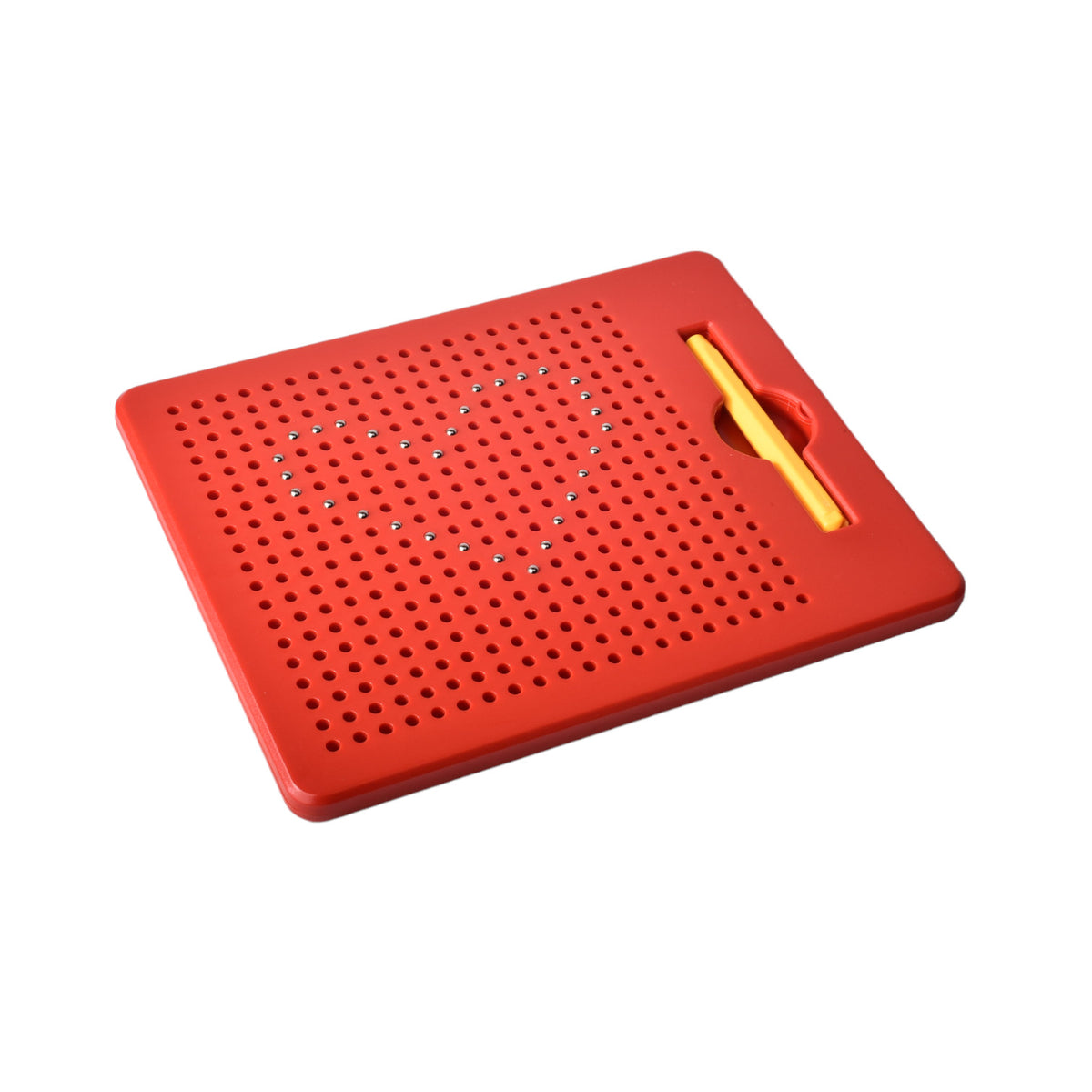 tablero magnetico con lapiz plastico + metal negro y rojo di