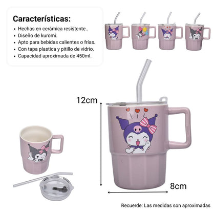 MUG POCILLO CERAMICA PERSONAJE 420ML DIM:8X8X12
