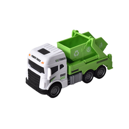 JUGUETE CARRO DE CONSTRUCCION COLOR VERDE PARA NIÑOS PLASTIC