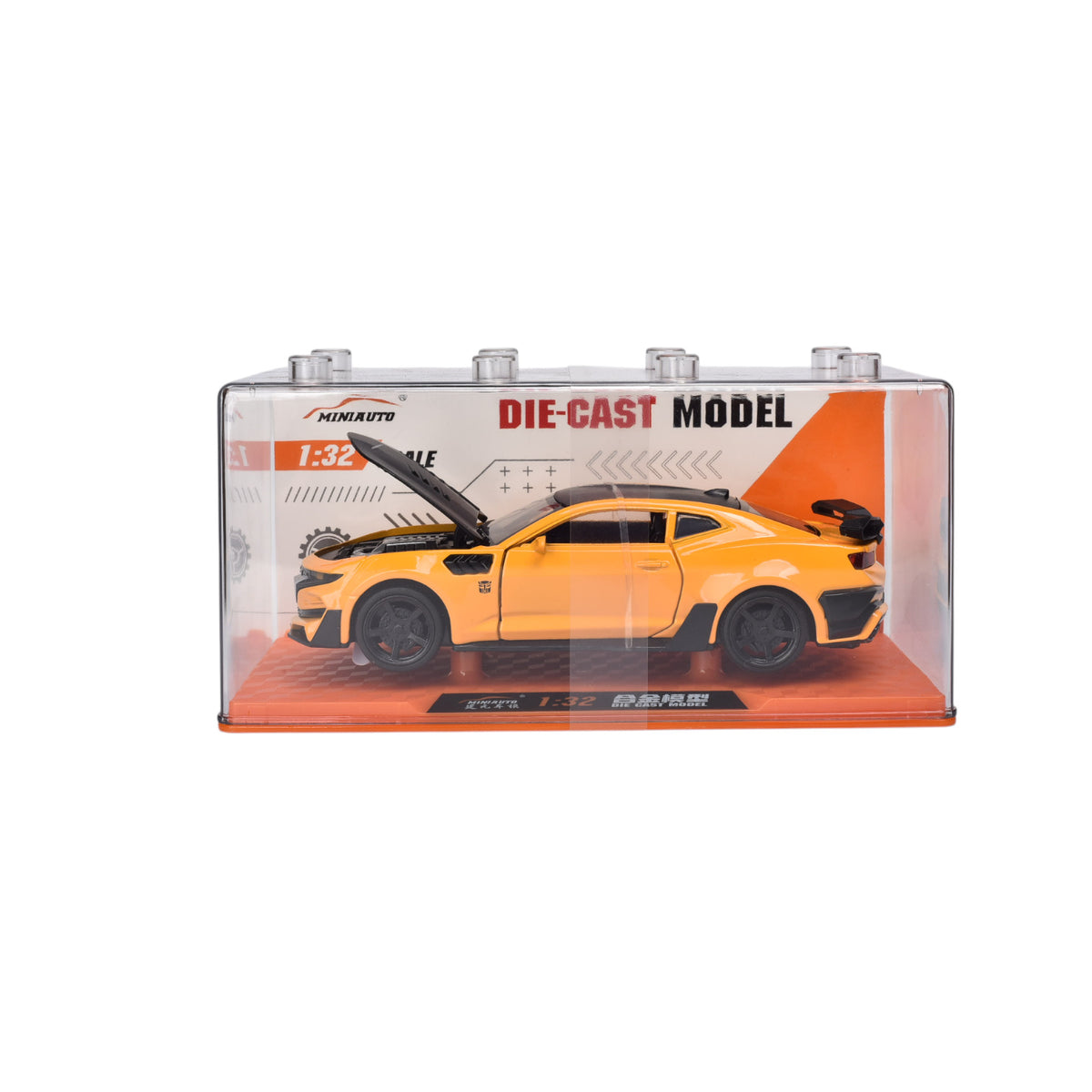 carro de coleccion metalico con estuche acrilico dim:9.8 x 18.4 x 9.8 cm