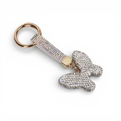 LLAVERO RESINAY METAL MARIPOSA DIM:5X5X1