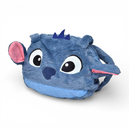 BOLSO CARTERA PERSONAJE POLIESTER PELUCHE AZUL DIM:26X20X6