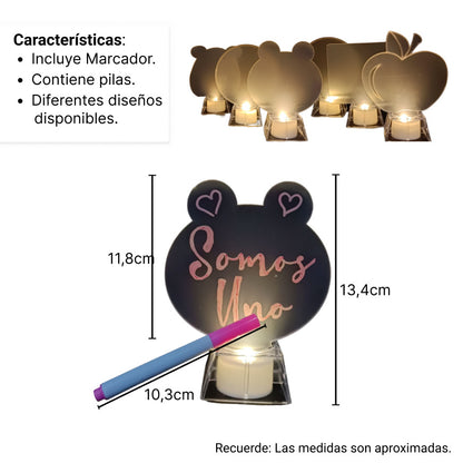 LÁMPARA ESCRITURA DECORATIVA