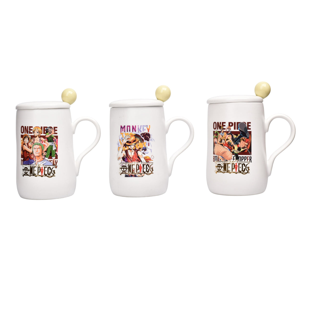 mug pocillo ceramica personaje con tapa y cuchara 450ml dim:12x7