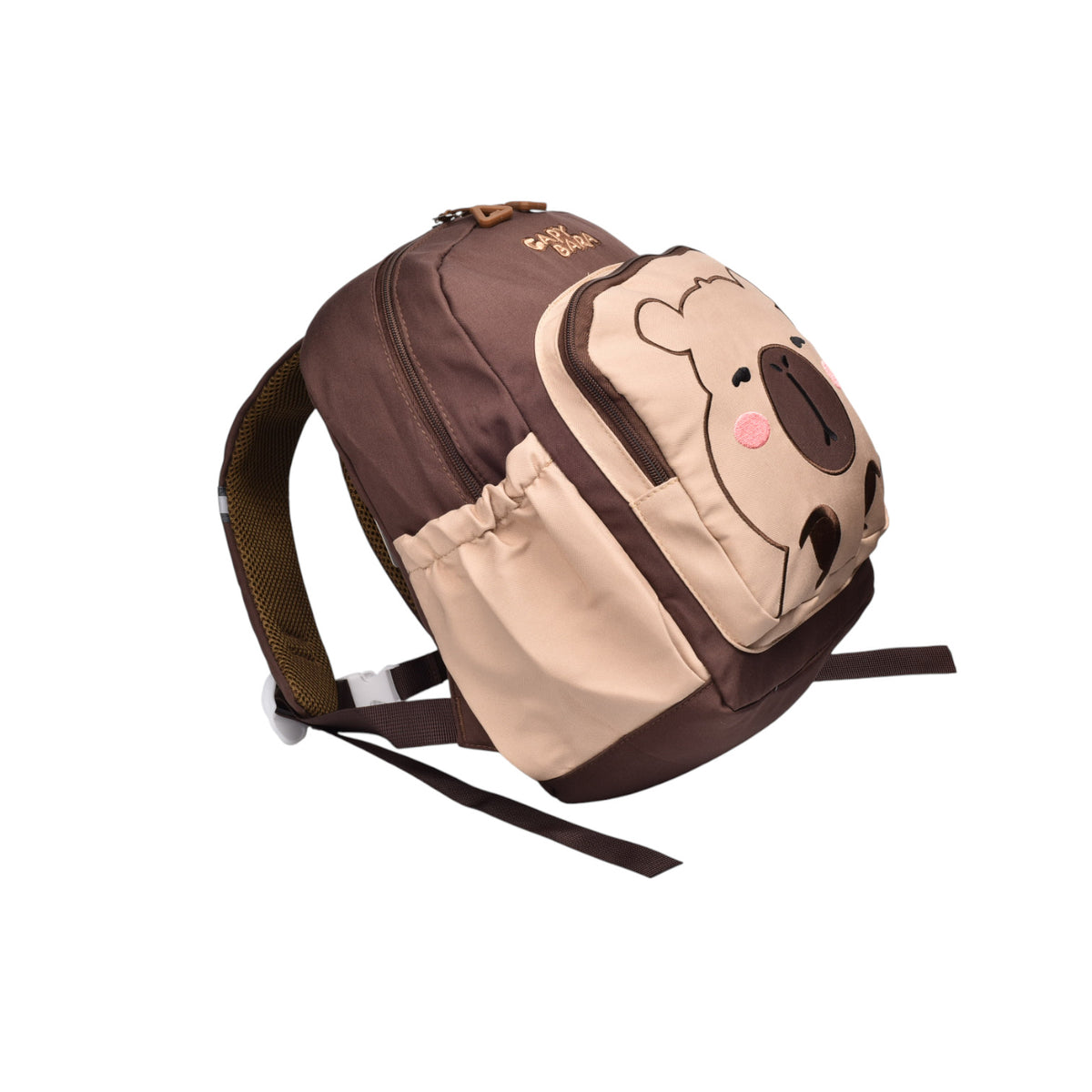 maleta morral con llavero poliester capybara dim:35x26x13