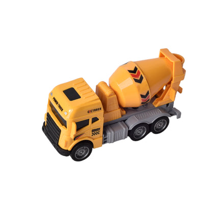 JUGUETE CARRO DE CONSTRUCCION COLOR AMARILLO PARA NIÑOS PLAS